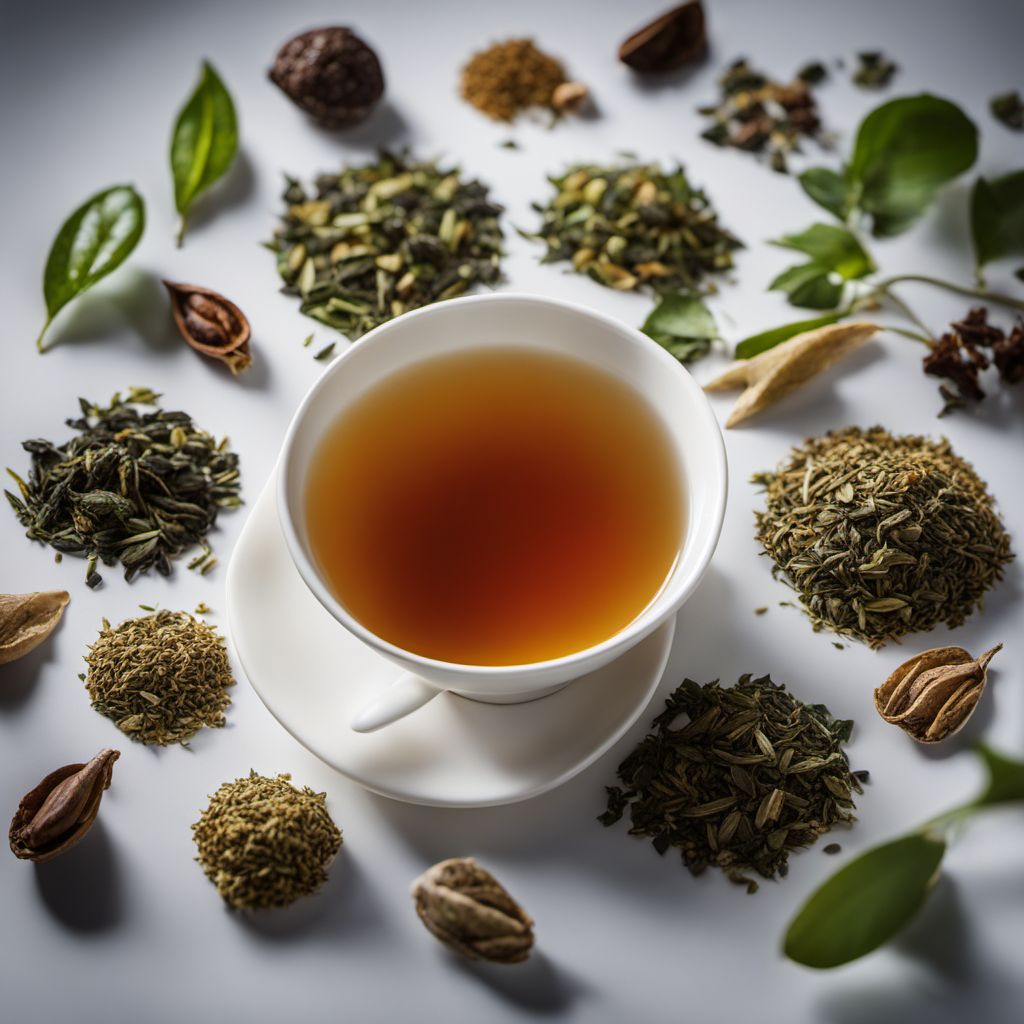Tea leaves derivatives and tea ingredients