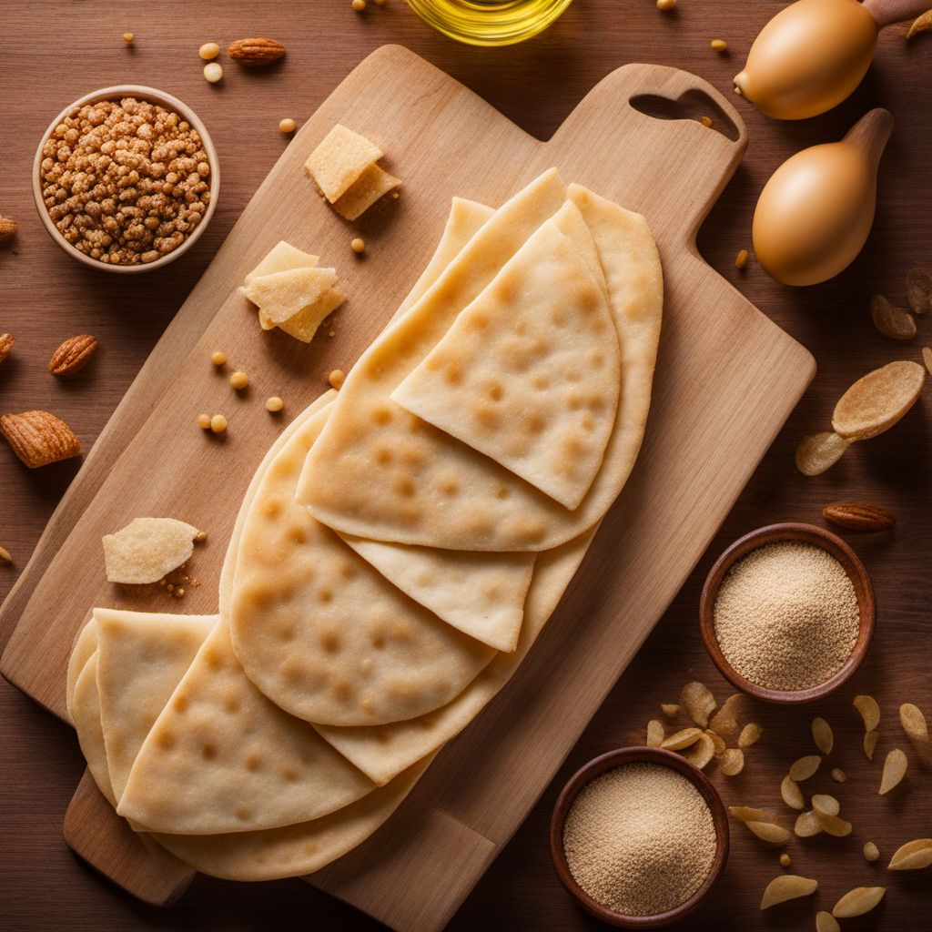 Unleavened or flat bread and similar