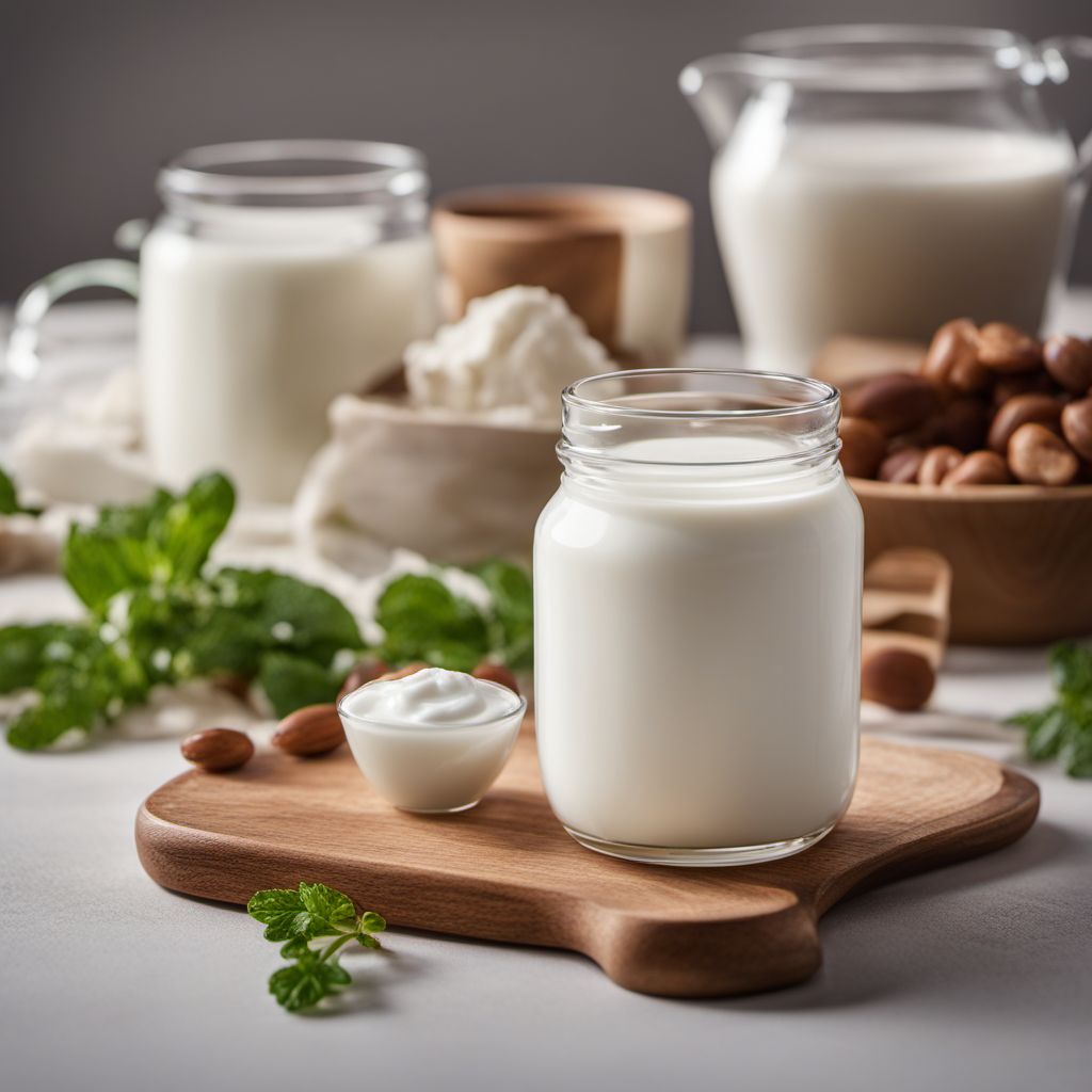 Yoghurt, goat milk, flavoured