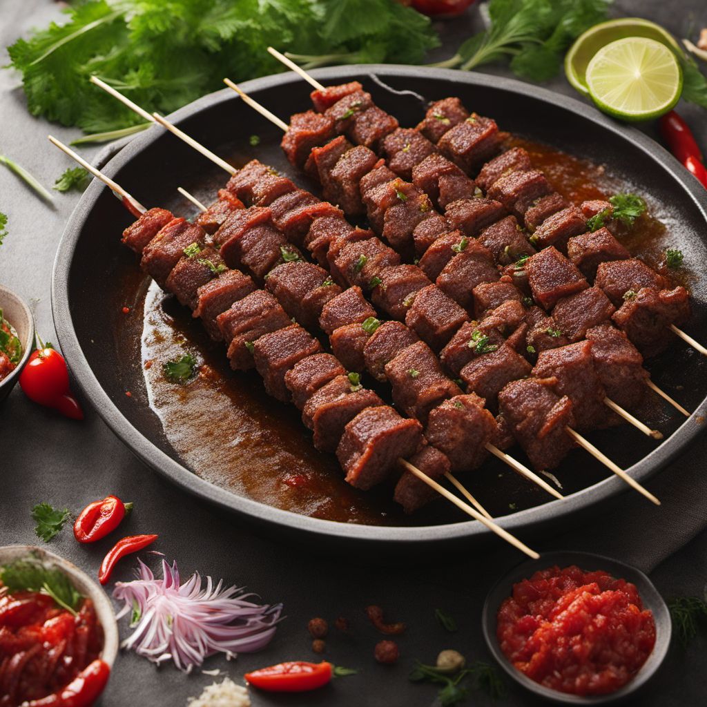 Adana Kebap with Spicy Grilled Meat Skewers