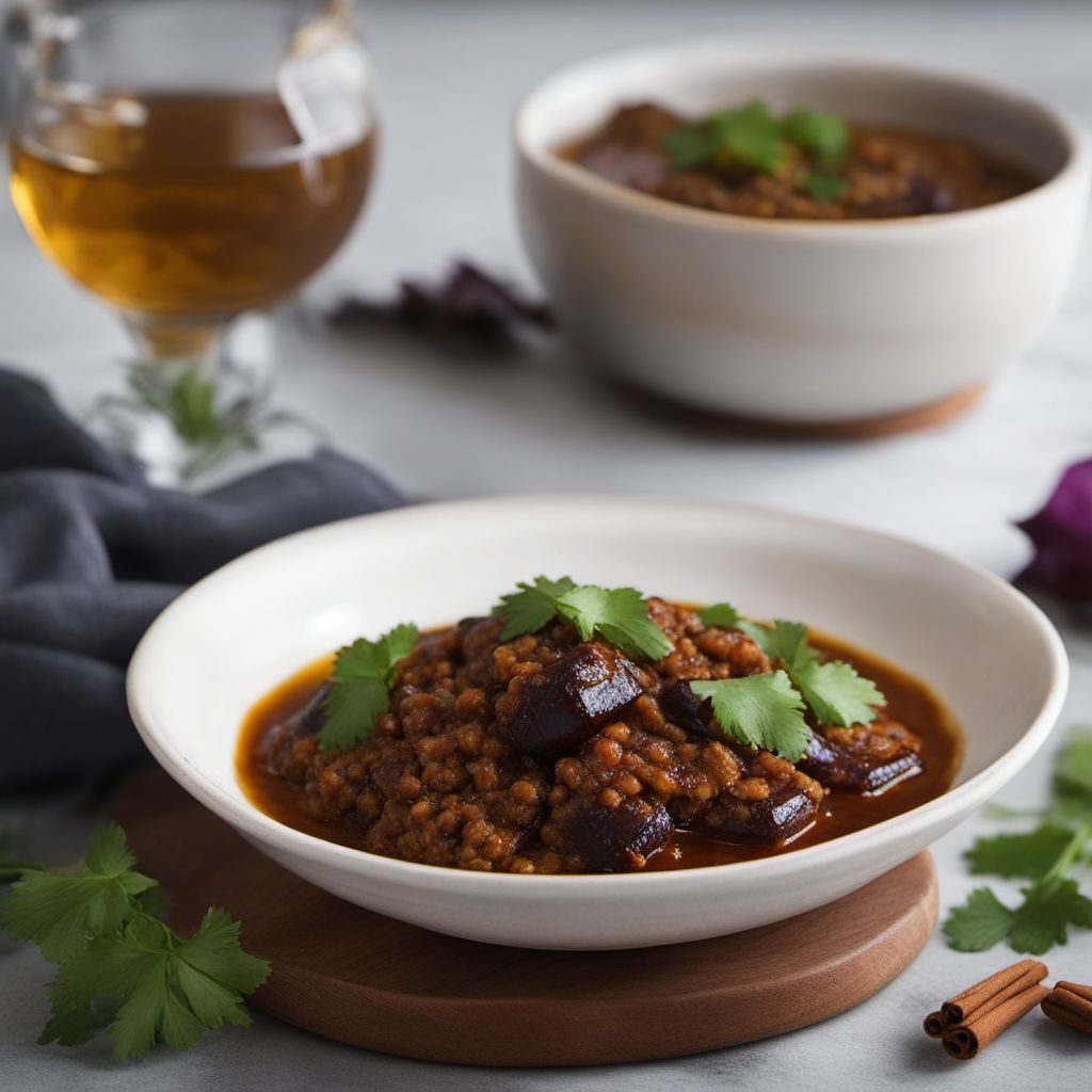 African-inspired Spiced Eggplant with Cane Syrup