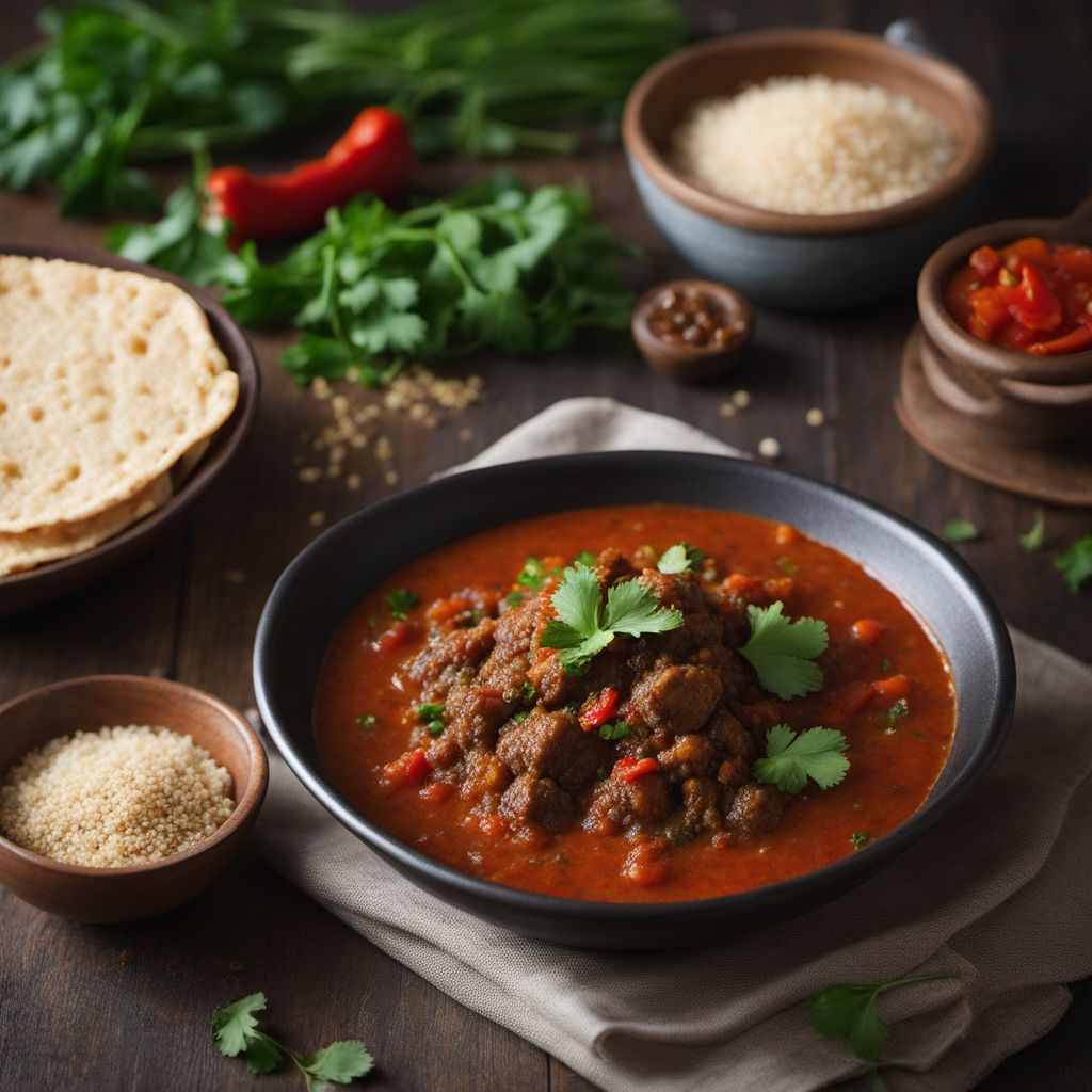 African Spiced Lamb Stew with Couscous