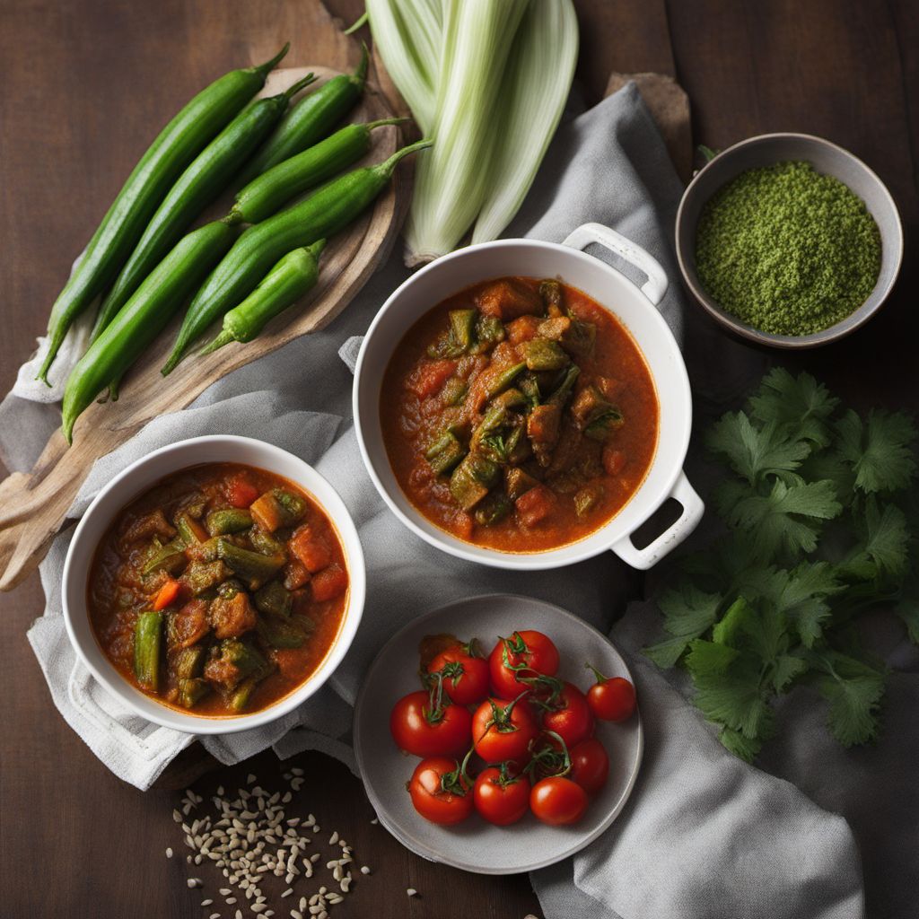 Akple with Okro Stew