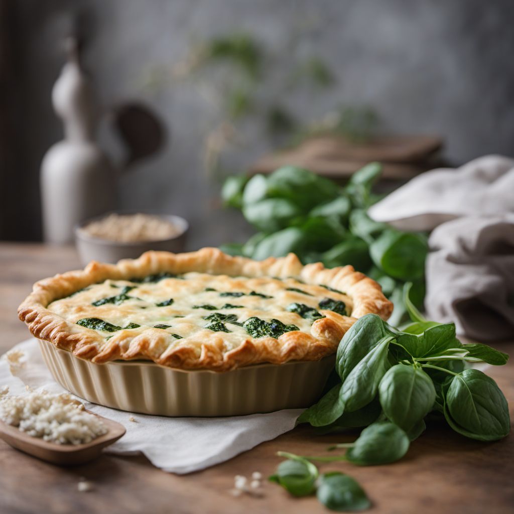 Albanian Spinach and Feta Pie