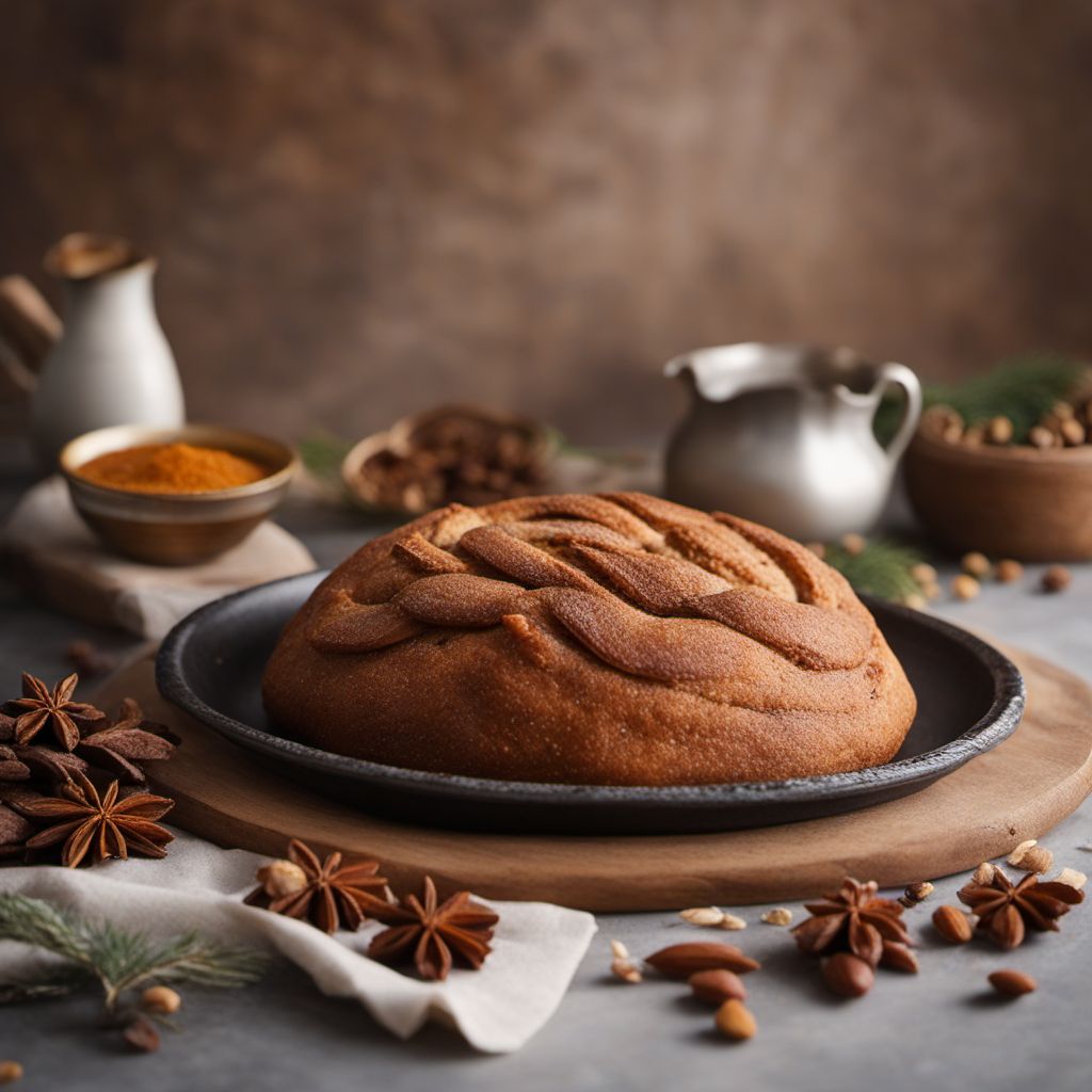 Algerian-inspired Festive Christmas Bread