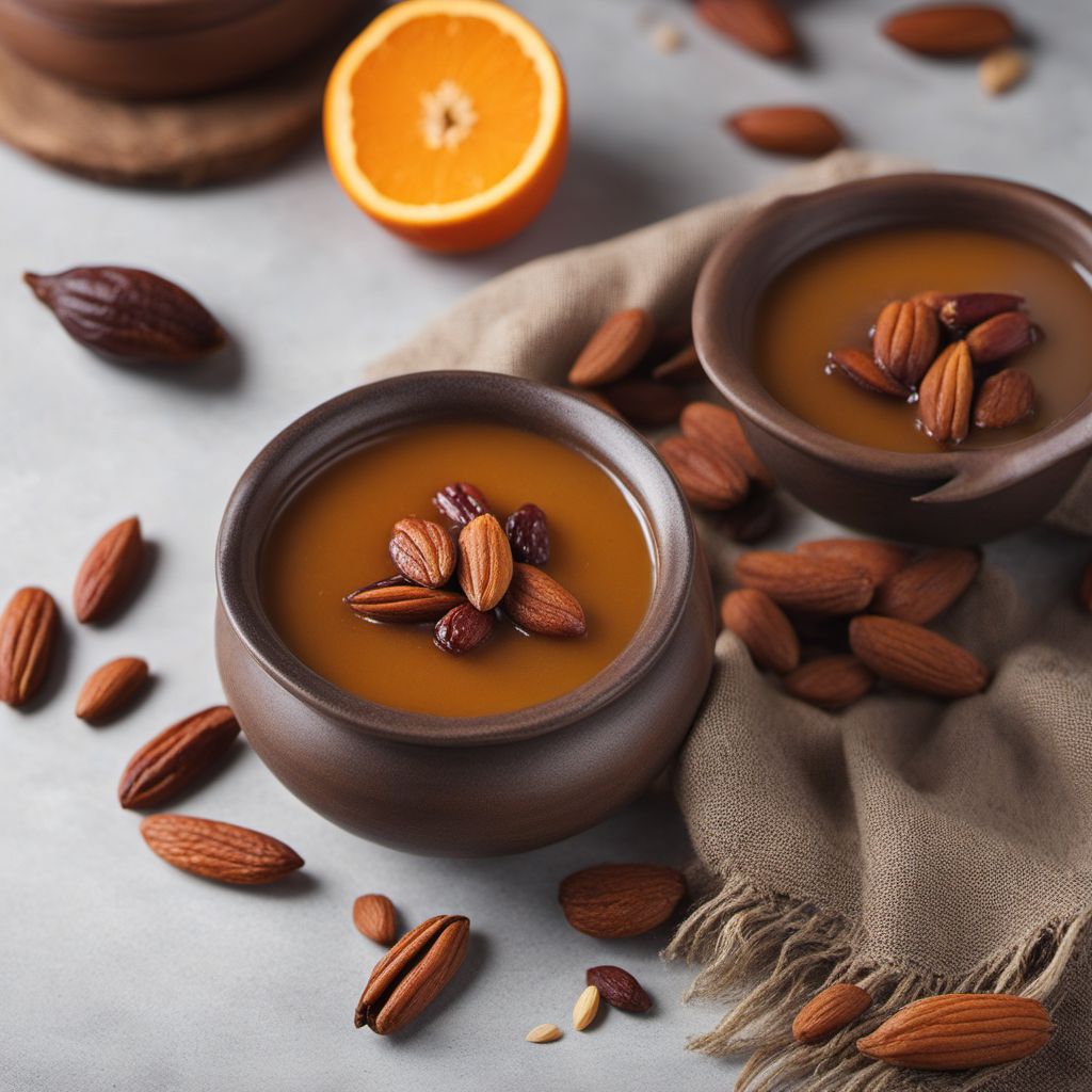 Algerian Sweet Soup with Dates and Almonds