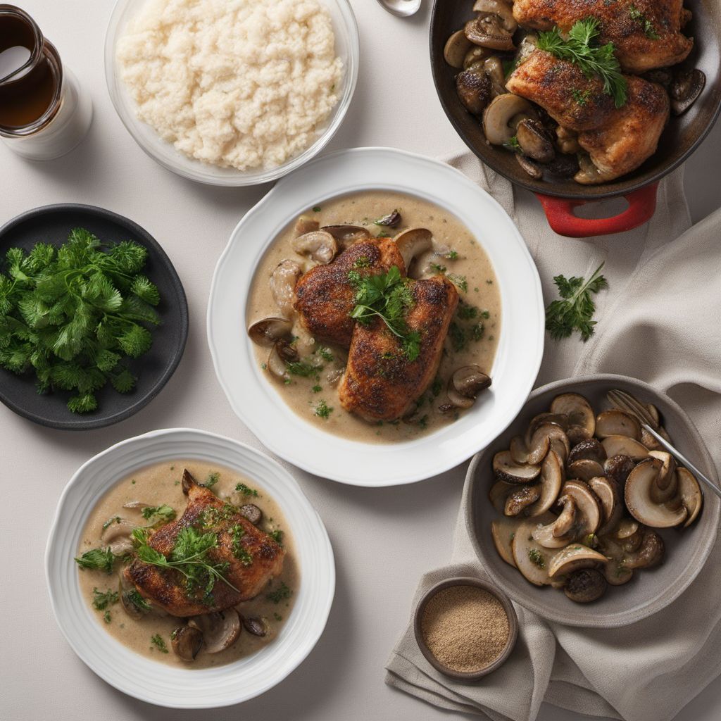 Alouettes sans têtes with Mushroom Sauce