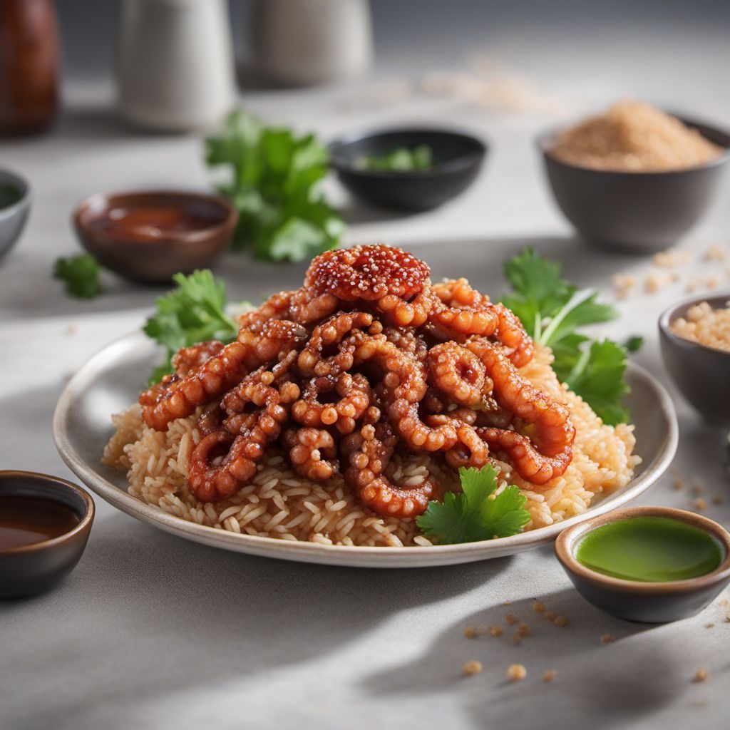 American Chinese Style Octopus Rice