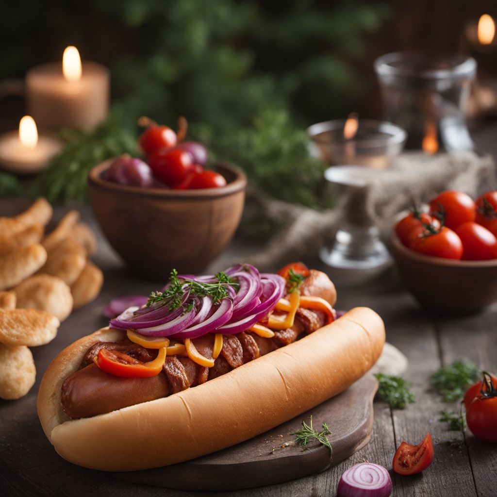 Andorran Reindeer Hot Dog