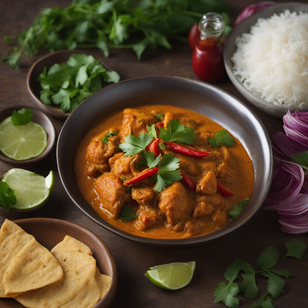 Anglo-Indian Spiced Chicken Curry