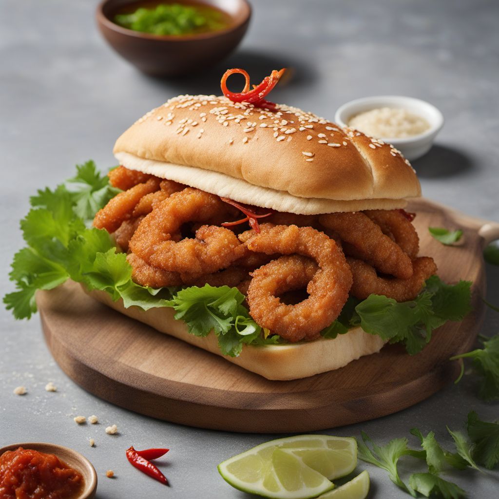 Anhui-style Crispy Squid Sandwich