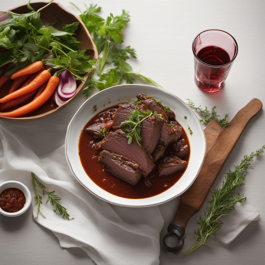 Antiguan and Barbudan-style Braised Beef in Local Rum