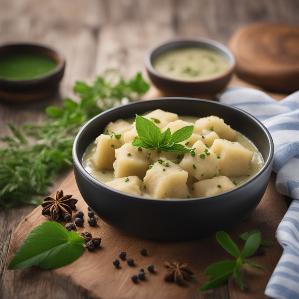 Antiguan and Barbudan Style Potato Dumplings