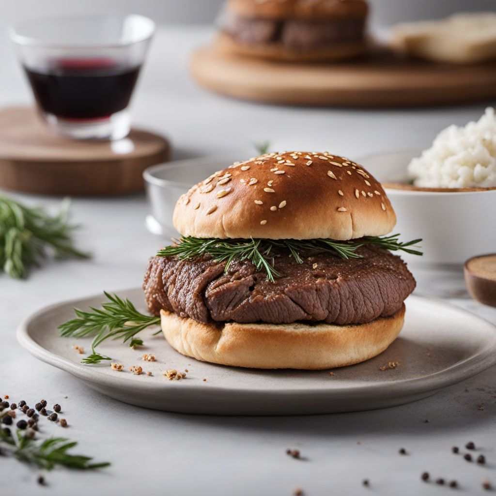 Aragonese Beef on Weck