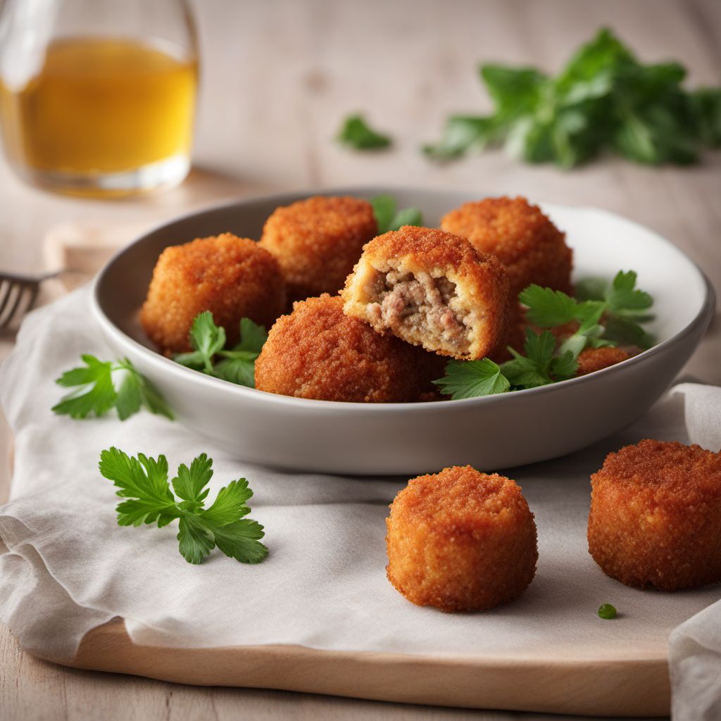 Arancini di Riso with Meat Ragu Filling