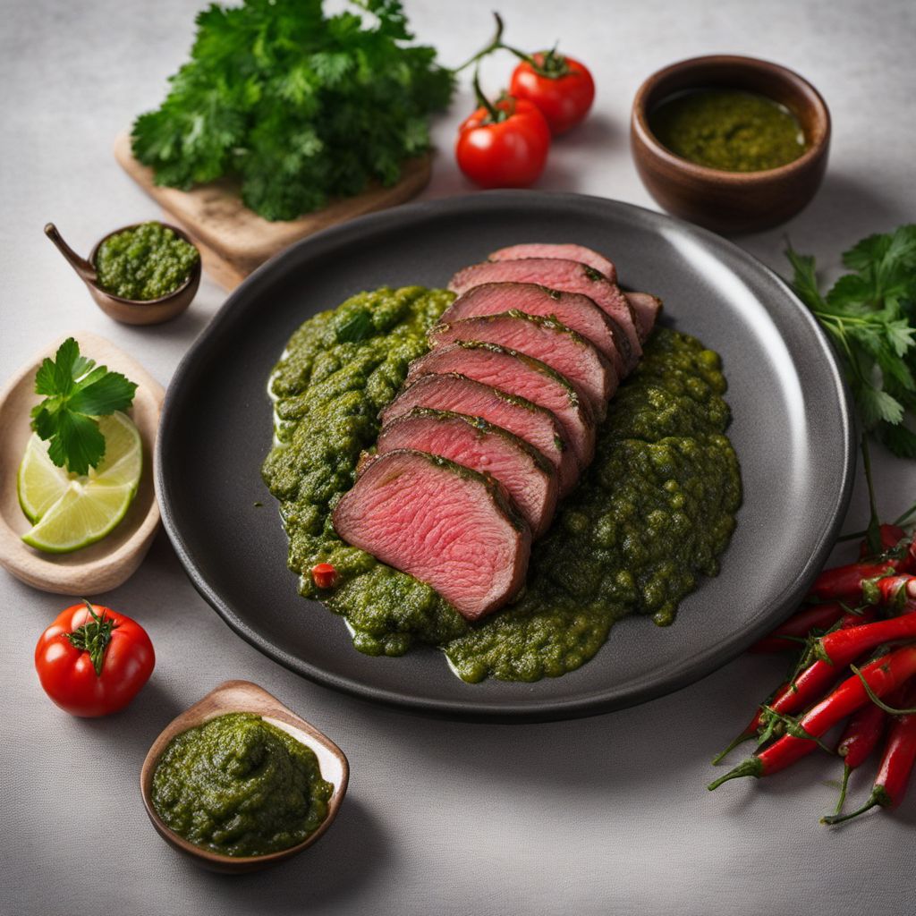 Argentinian Lomo with Chimichurri Sauce