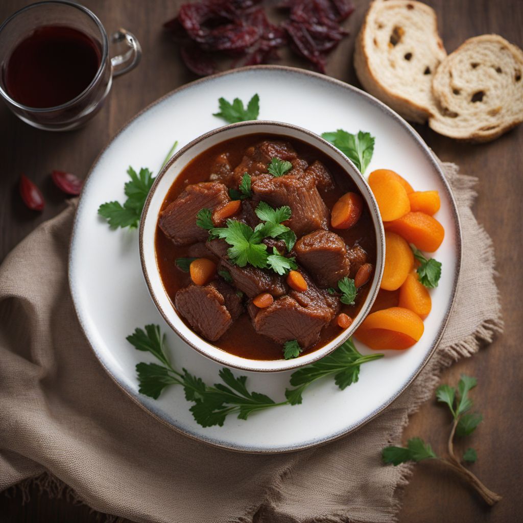 Armenian Lamb Stew with Apricots and Spices