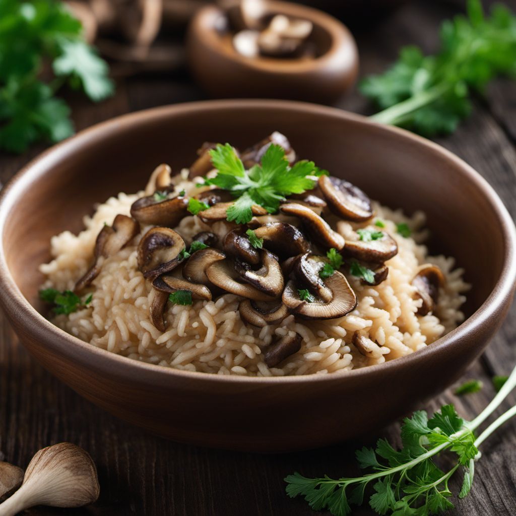 Armenian Mushroom Pilaf