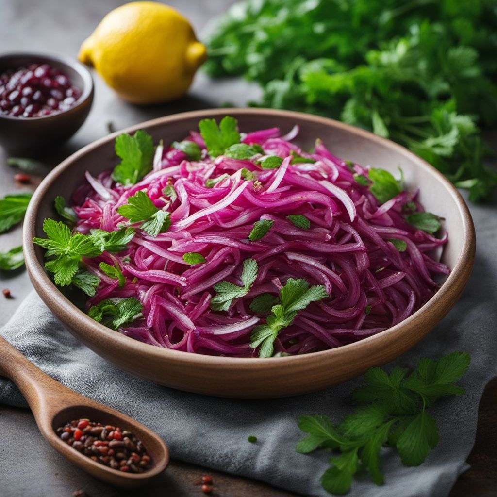 Aromanian-inspired Spicy Herb Salad