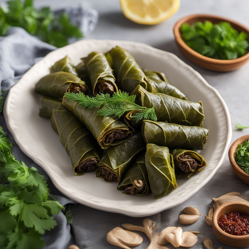 Aromanian Stuffed Grape Leaves