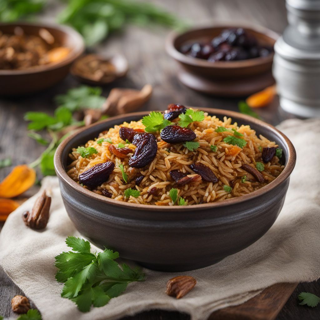 Aromatic Lamb Pilaf with Dried Fruits