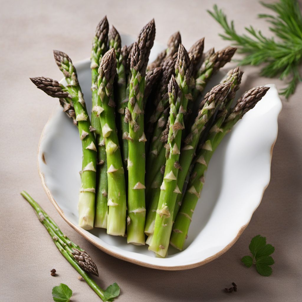 Asparagus with Morel Mushrooms