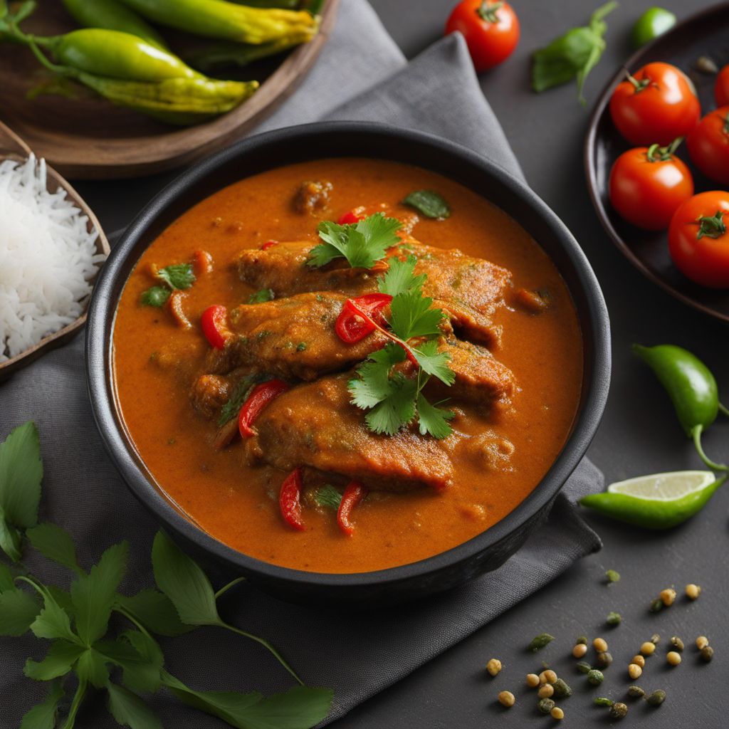 Assamese Fish Curry with Tangy Tomato Sauce