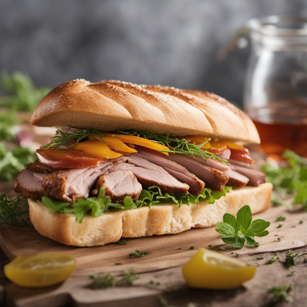 Austrian-style Roast Pork Sandwich