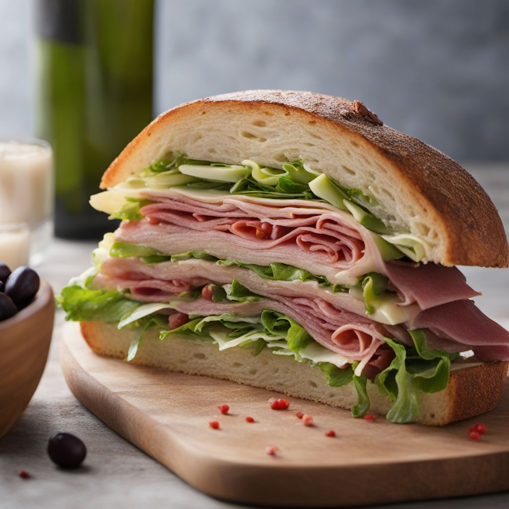 Authentic Italian-American Muffuletta