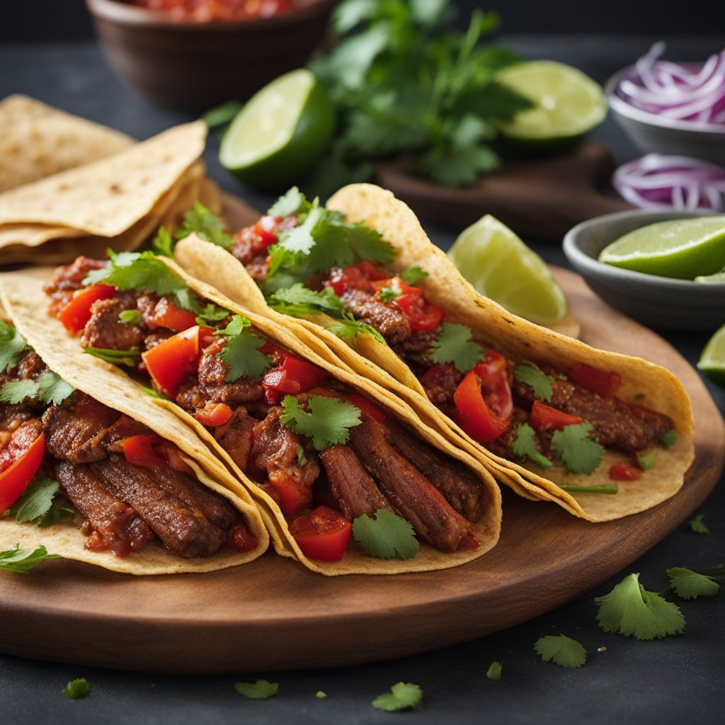 Authentic Mexican Mixtas Tacos