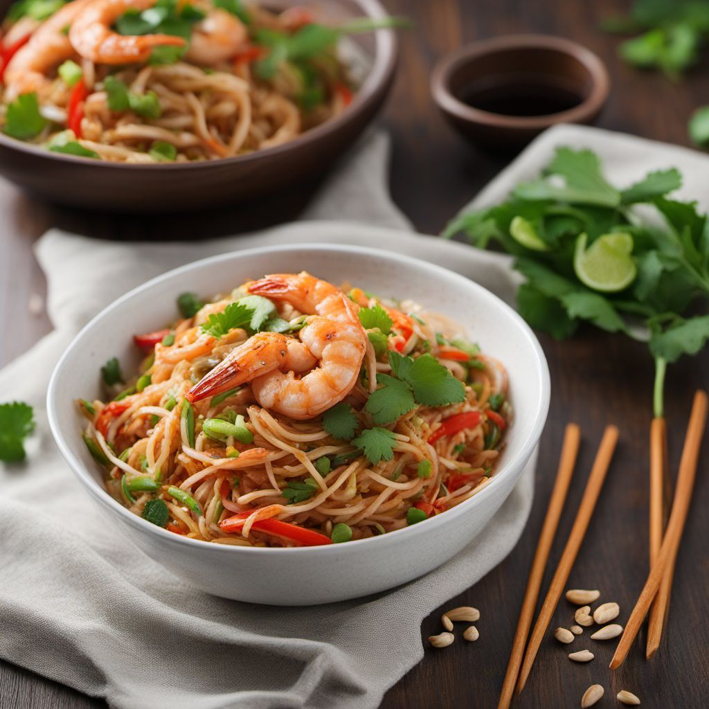 Authentic Thai Shrimp Pad Thai