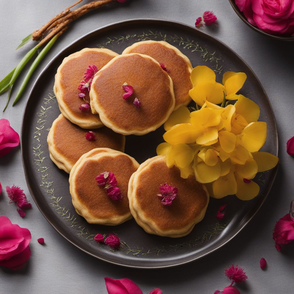 Awadhi-style Gulab Jamun Pancakes