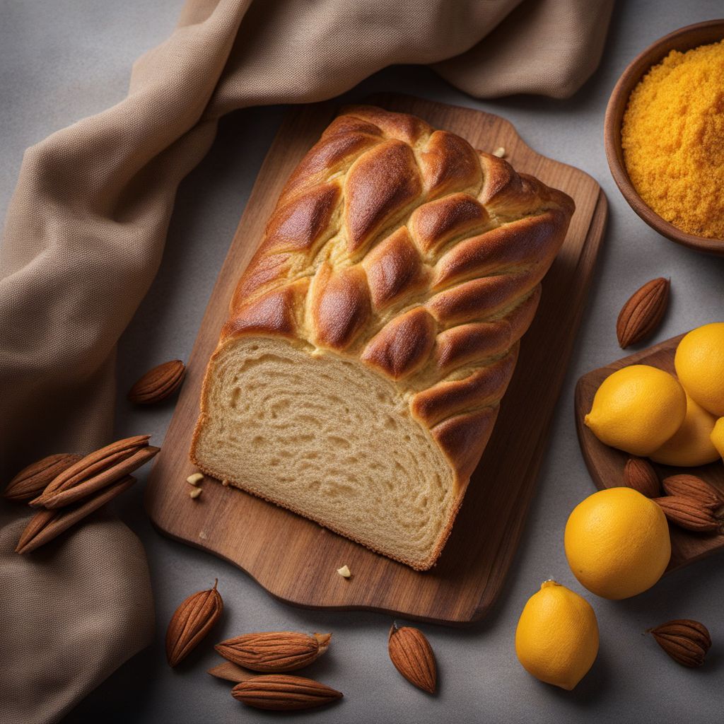 Azerbaijani Sweet Bread - Shirin Chorek