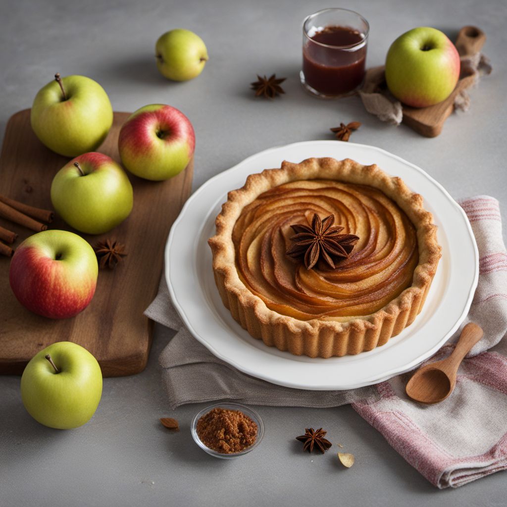 Bahraini Spiced Apple Tart