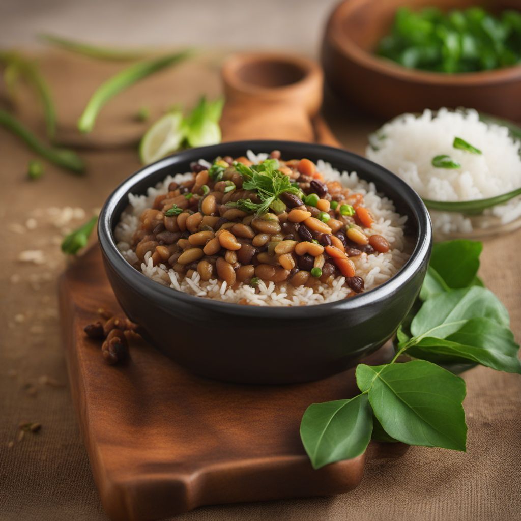 Bajan Black Eyed Peas and Rice