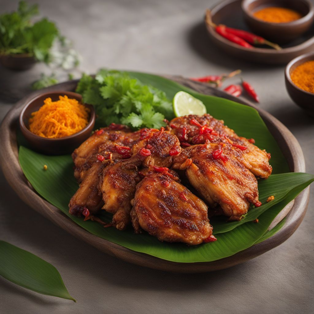 Balinese Spiced Chicken with Fragrant Rice