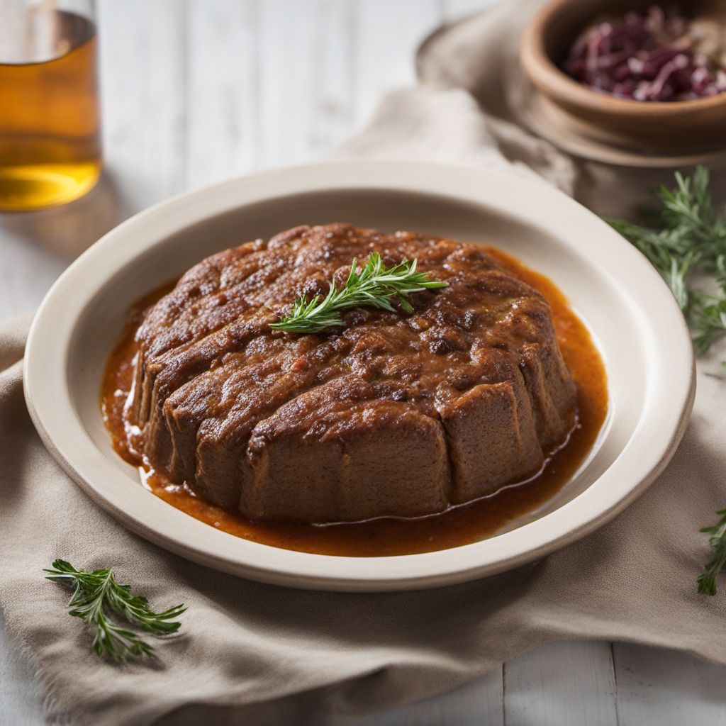 Balkan-Style Beef and Kidney Pudding