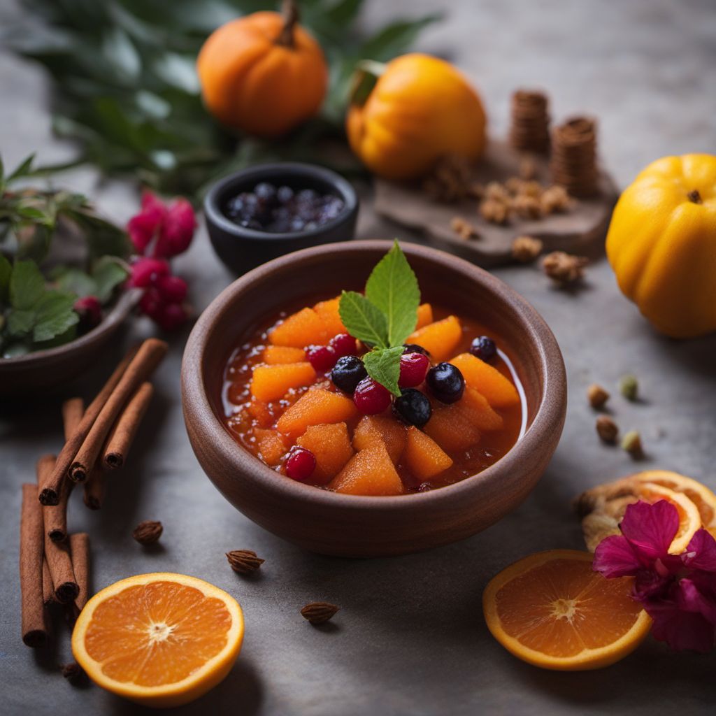 Balochi Spiced Fruit Compote