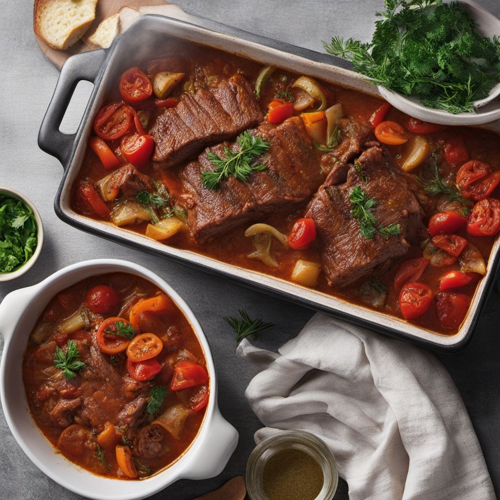 Balšića Tava - Montenegrin Meat and Vegetable Casserole