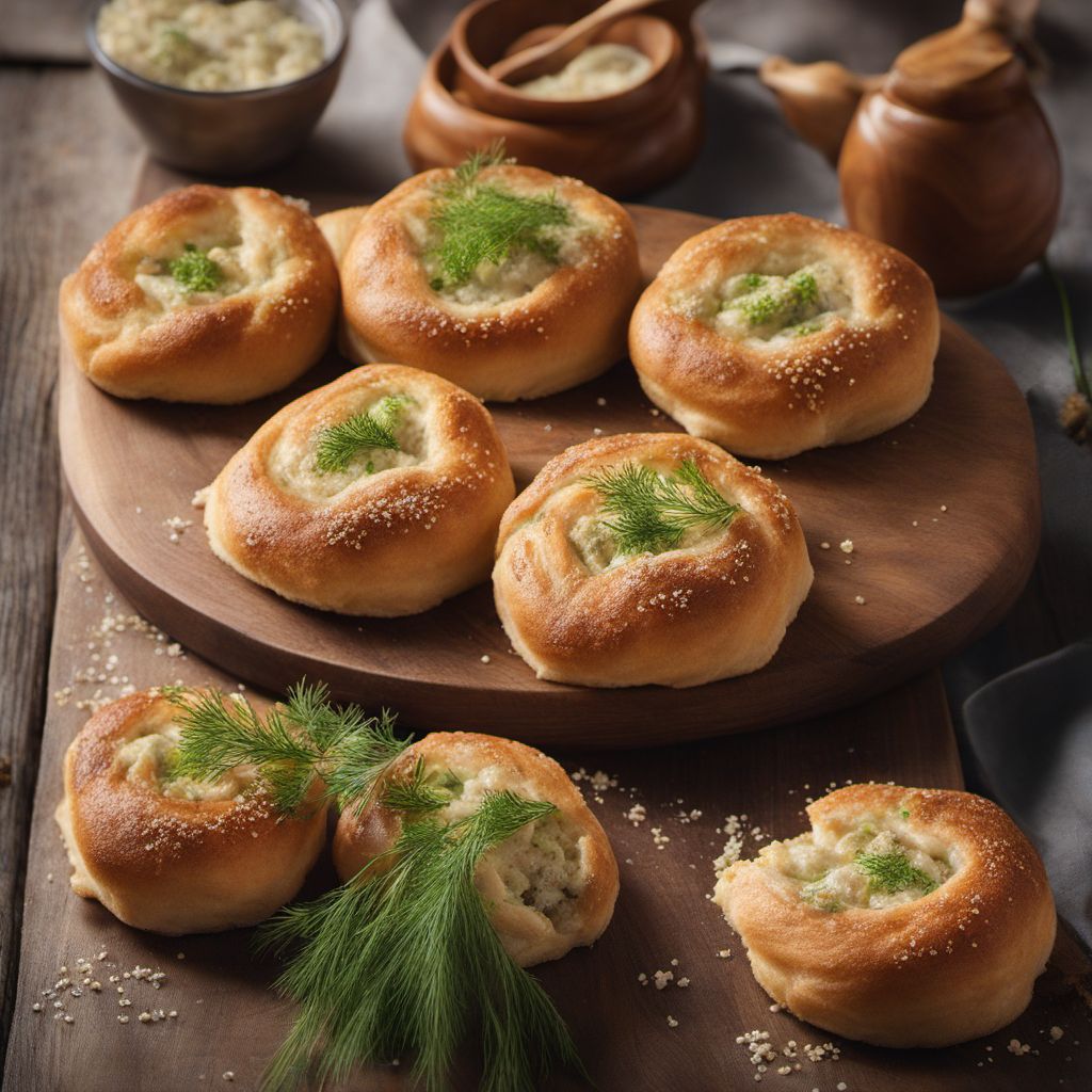 Baltic-style Stuffed Bread Rolls