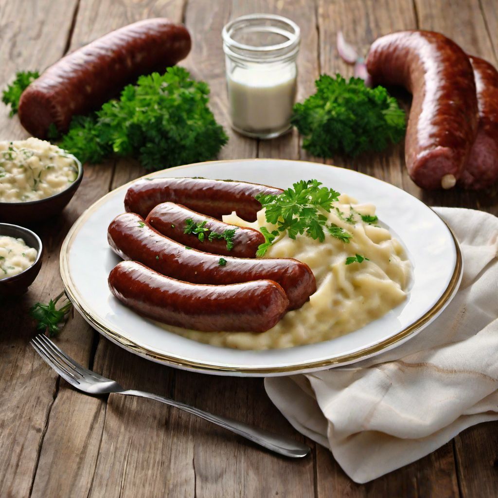 Bavarian Bangers and Mash