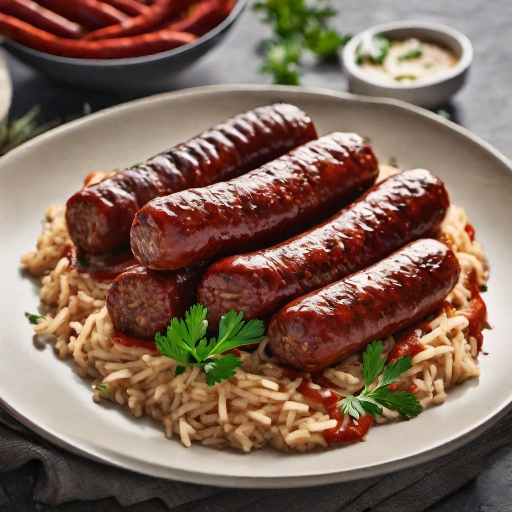 Bangers and Mash with a Brazilian Twist