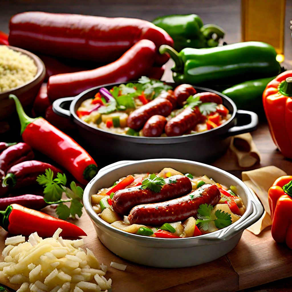Cuban-style Bangers and Mash