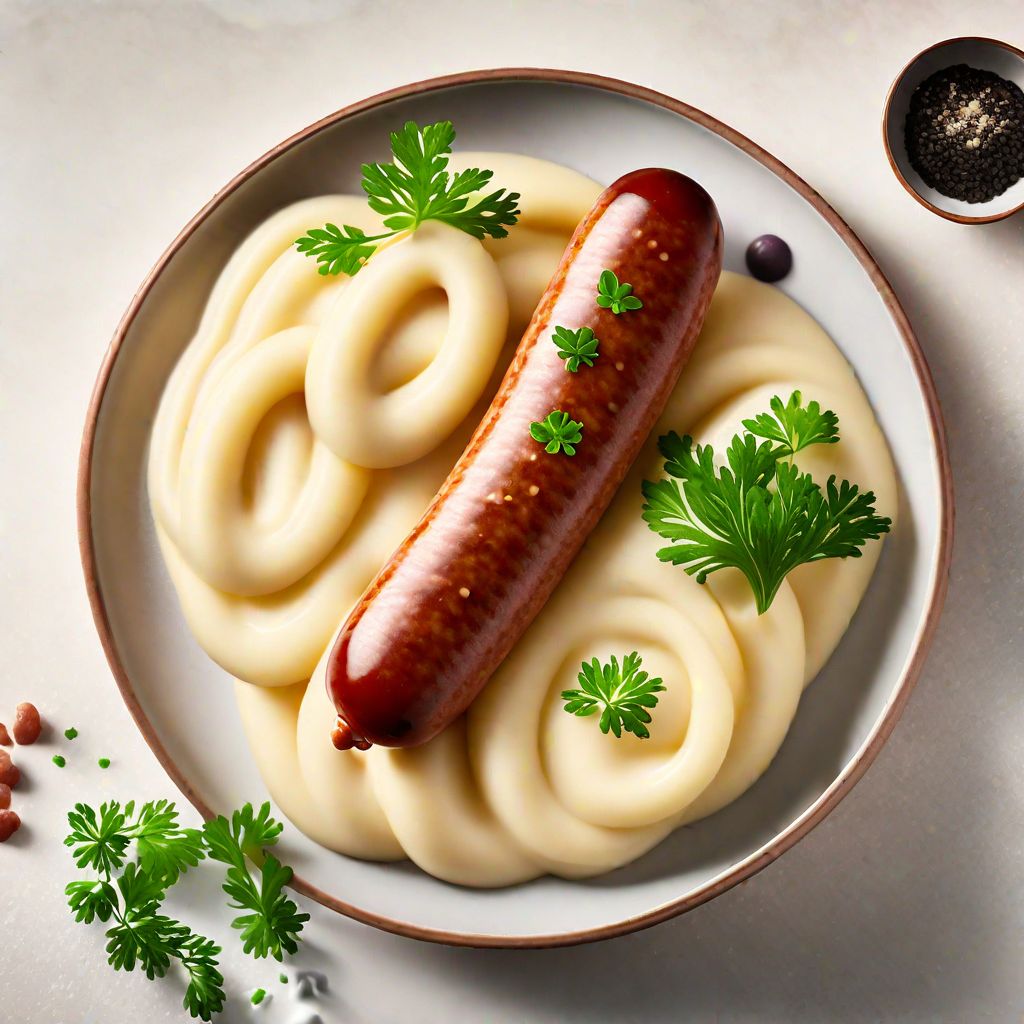 Molecular Gastronomy Bangers and Mash