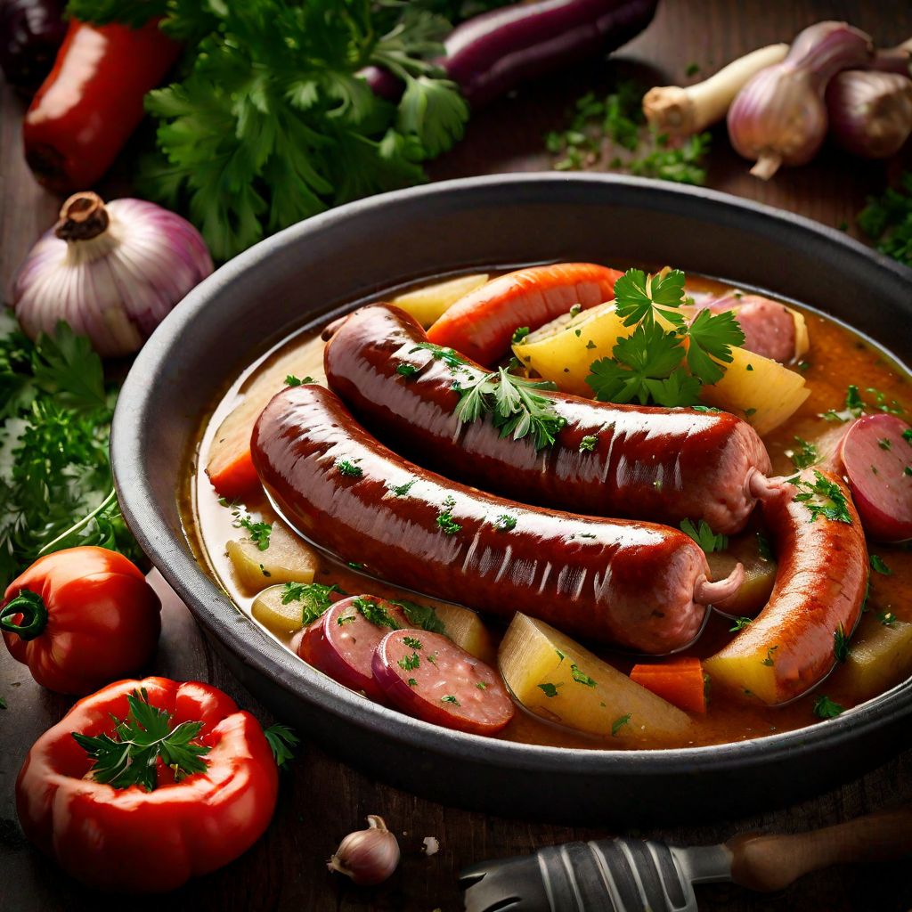 Spanish-style Bangers and Mash