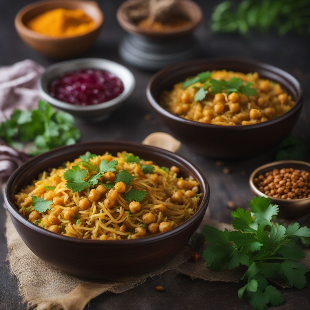 Bangladeshi-style Chickpea Pilaf