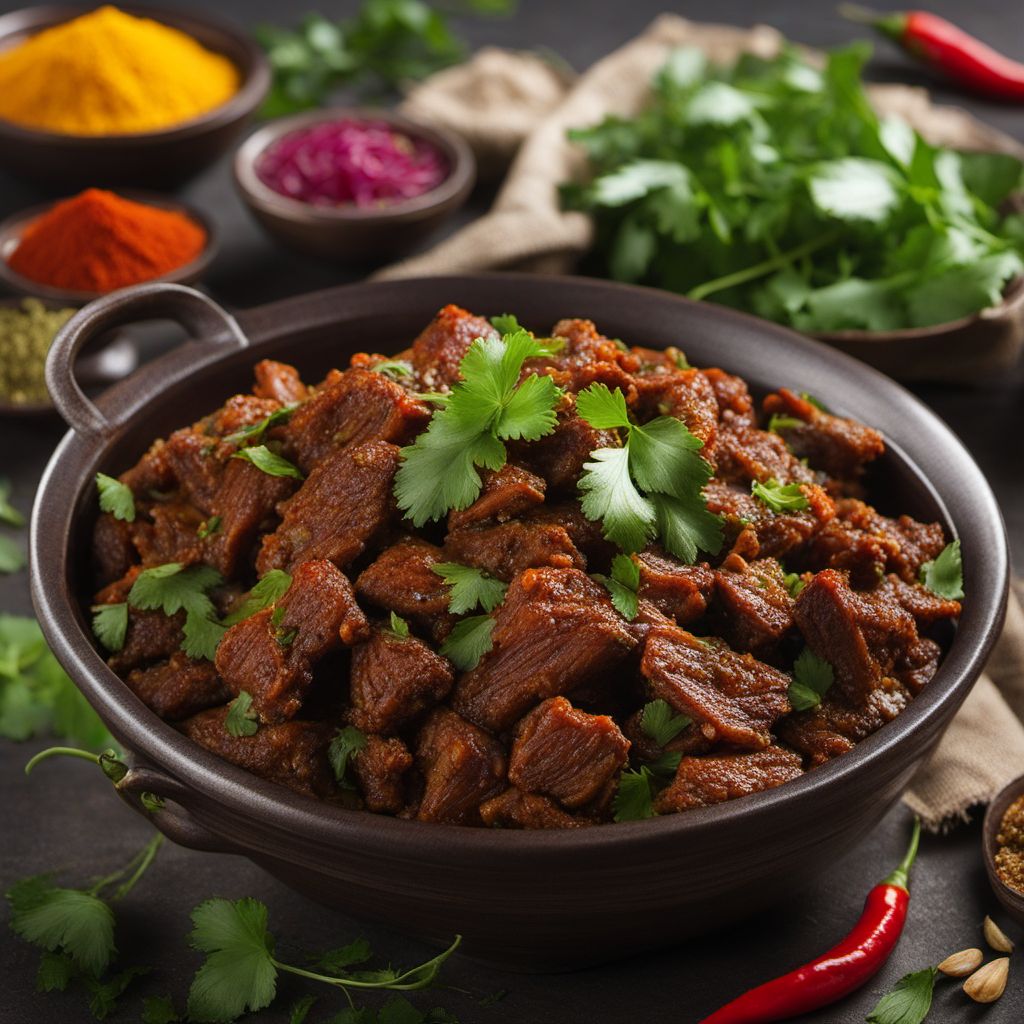 Bangladeshi-style Spicy Beef Tibs