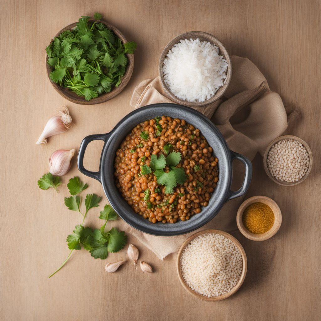 Banjar-style Black Eyed Peas and Rice