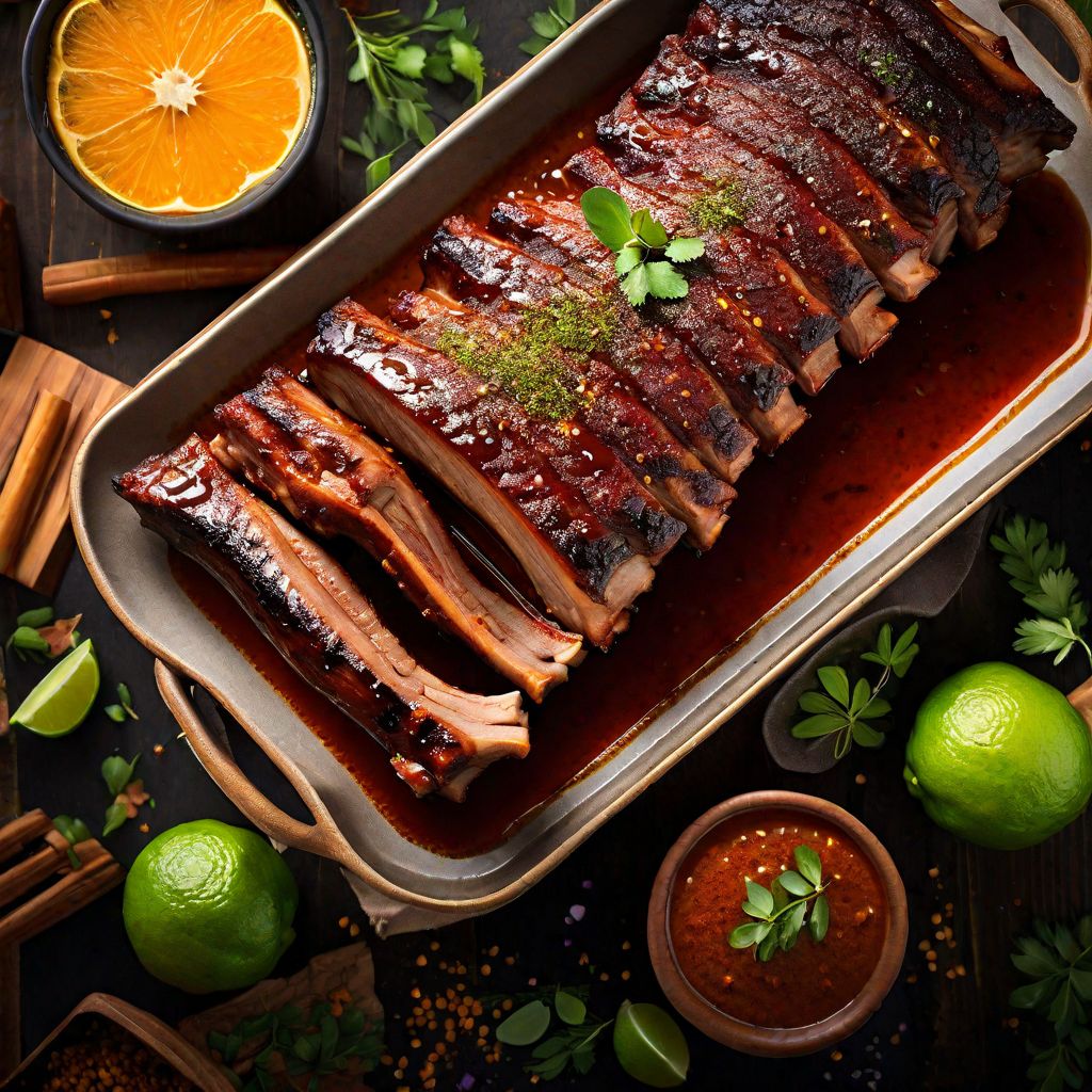 Puerto Rican Style Barbecue Ribs