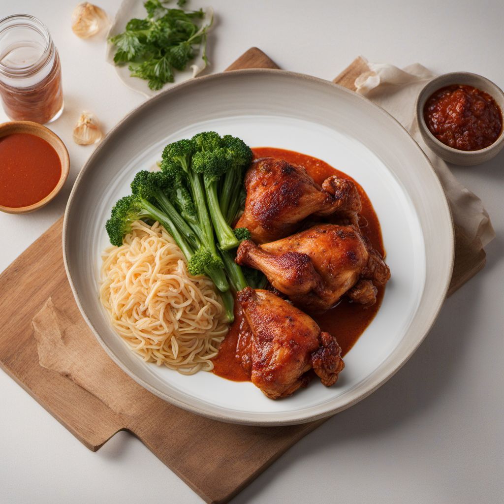 Barberton Chicken with Spicy Garlic Sauce